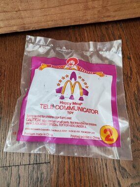 Vtg NEW 1994 McDonald's Happy Meal Toy Tele Communicator #2 SEALED